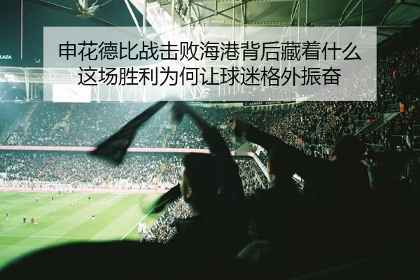 申花德比战击败海港背后藏着什么 这场胜利为何让球迷格外振奋